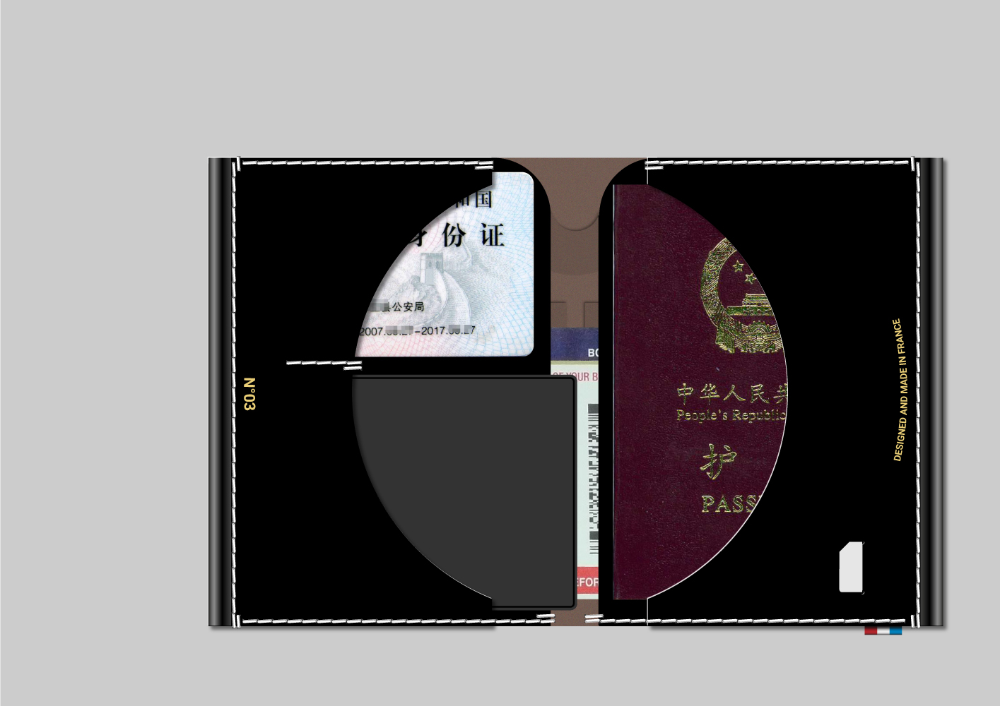 grand porte-feuille intérieur